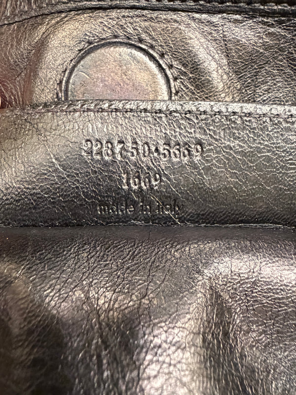 2000s Balenciaga leather City Sunday tote bag
