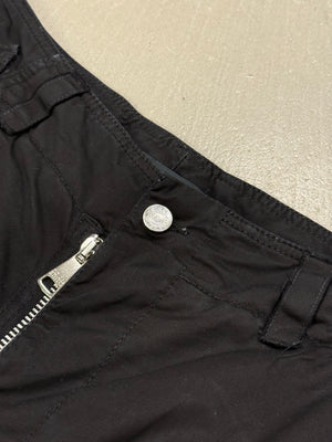 2000s Dolce & Gabbana double ankle zipper cargo pants