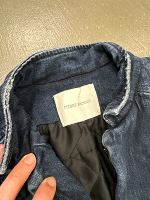 2010s Balmain military buttons denim jacket