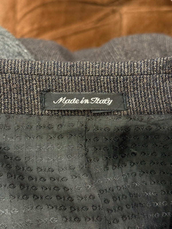 2000s Dolce & Gabbana hybrid knit blazer jacket