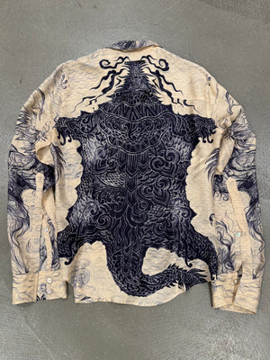 Jean Paul Gaultier dragon silk shirt