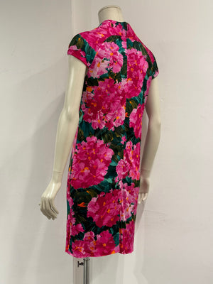 2008 Balenciaga by Ghesquiere iconic floral dress