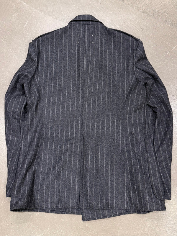 A/W2020 Maison Margiela pinstripe wool double breasted jacket