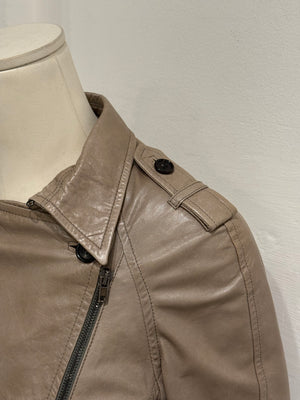 2000s Miu Miu leather trench coat