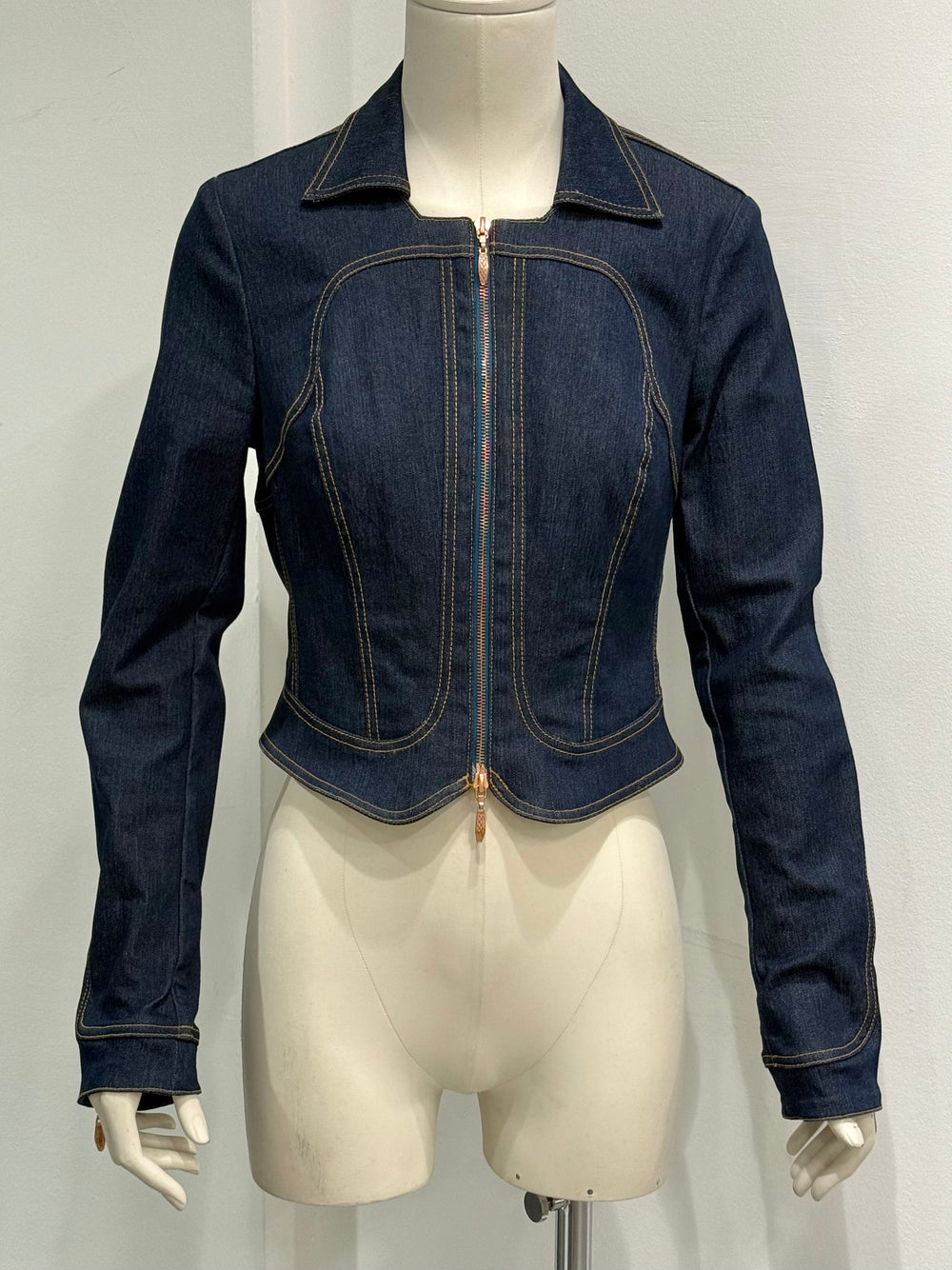 S/S2002 Roberto Cavalli iconic denim jacket