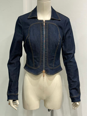 S/S2002 Roberto Cavalli iconic denim jacket