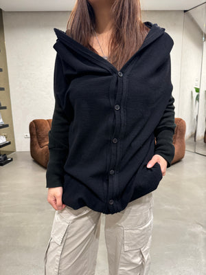 2000s Y's by Yohji Yamamoto hooded cardigan