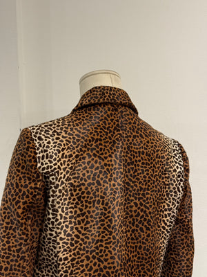 A/W 2010 Gucci by Frida Giannini leopard pony hair leather jacket