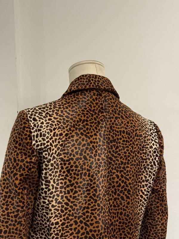 A/W 2010 Gucci by Frida Giannini leopard pony hair leather jacket
