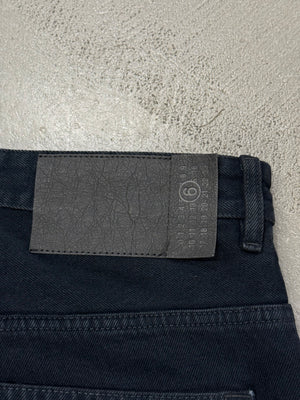 A/W2023 Maison Margiela raw hem wide leg jeans