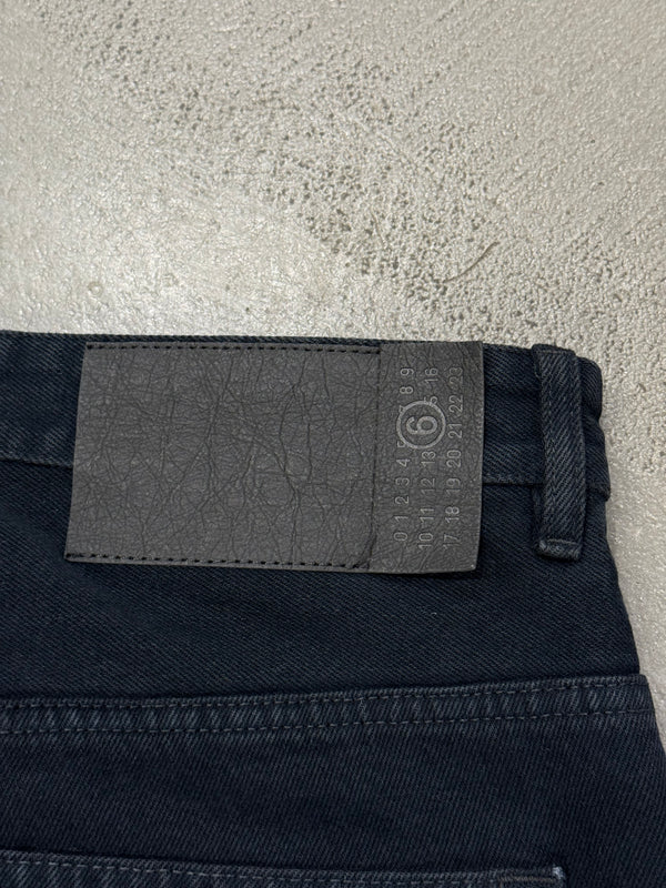 A/W2023 Maison Margiela raw hem wide leg jeans