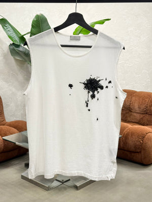 S/S2002 Dior Homme by Hedi Slimane “boys don’t cry” blood wound tank