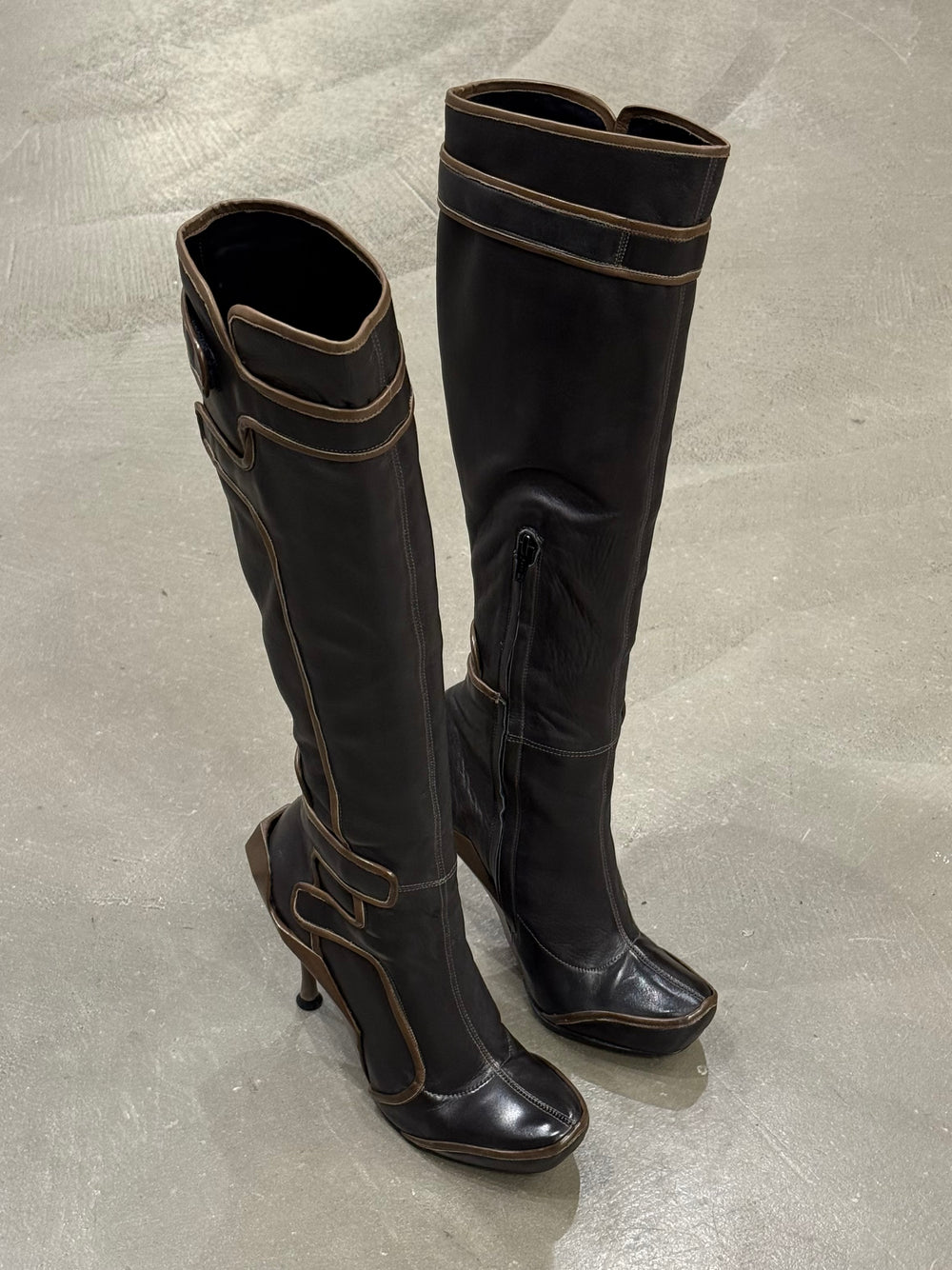 A/W2008 Celine runway high moto boots