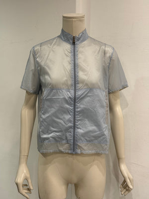 1999 Prada runway short sleeve technical nylon jacket