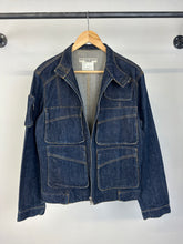 Load image into Gallery viewer, 1990s Katharine Hamnett London cargo denim jacket
