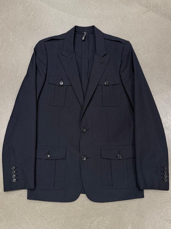 S/S 2006 Dior by Hedi Slimane multi pocket tailored military jacket
