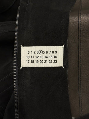 S/S2006 Maison Margiela ‘Replica’ aviator biker cropped suede jacket