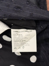 Load image into Gallery viewer, A/W2004 Junya Watanabe destroyed pinstripe runway blazer
