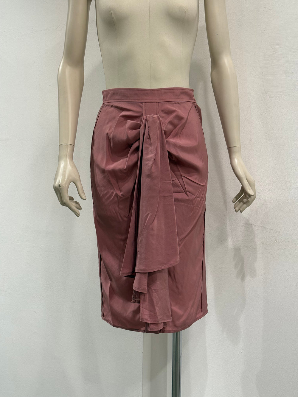 2000S Yves Saint Laurent by Tom Ford silk skirt