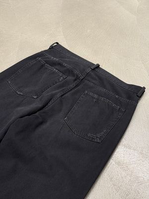 2020s Ann Demeulemeester distressed wide leg pants