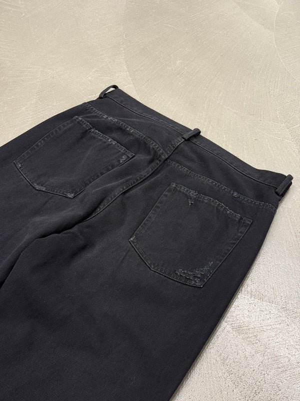 2020s Ann Demeulemeester distressed wide leg pants