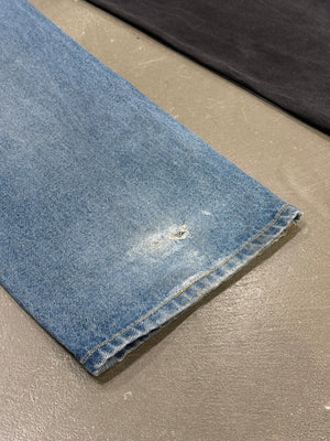 A/W2019 Balenciaga fifthy-fifthy split jeans