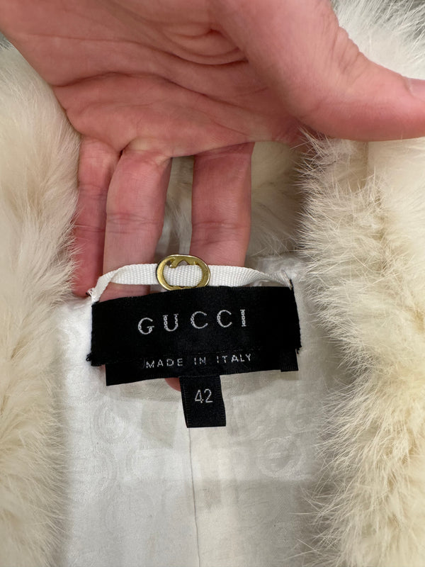 A/W2004 Gucci by Tom Ford real fur nylon jacket
