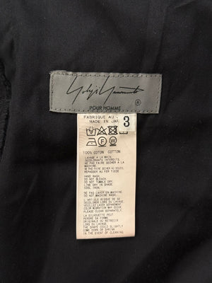 2010s Yohji Yamamoto wide leg pleated trousers