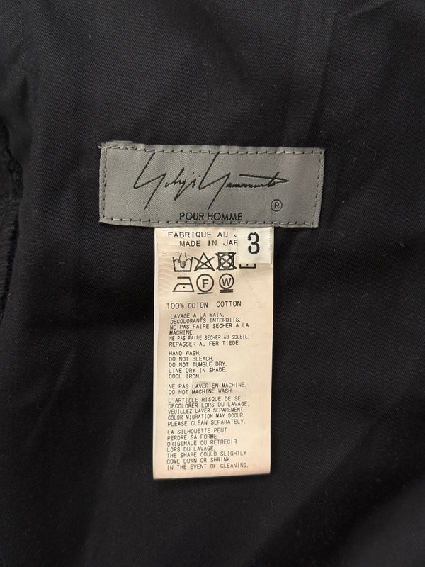 2010s Yohji Yamamoto wide leg pleated trousers