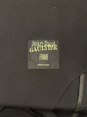 2000s Jean Paul Gaultier deconstructed tailored blazer