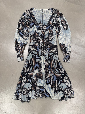 2003 Jean Paul Gaultier butterfly midi dress