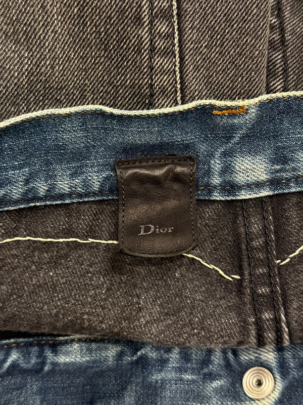 A/W2006 Dior by Hedi cummerbund jeans