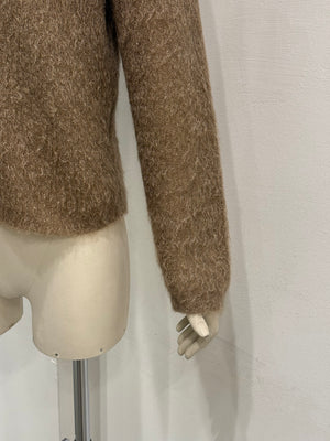 2000s Prada mohair wool cardigan