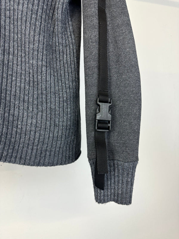 AW2003 Dolce & Gabbana bondage wool knit hoodie