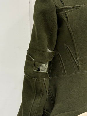 A/W2006 Junya Watanabe runway deconstructed military jacket