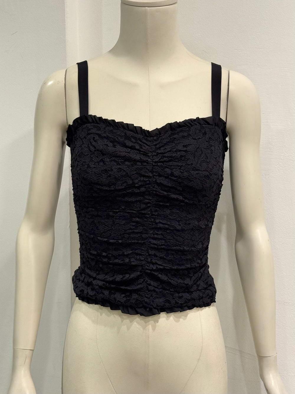 2000s Dolce & Gabbana lace corset top