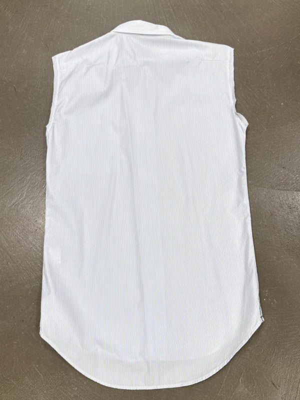 S/S2005 Dior Homme embroidered guitar sleeveless cotton shirt
