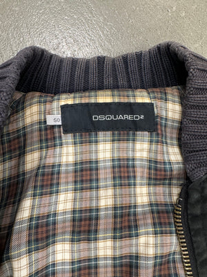 A/W 2004 Dsquared2 aviator double zipper bomber jacket