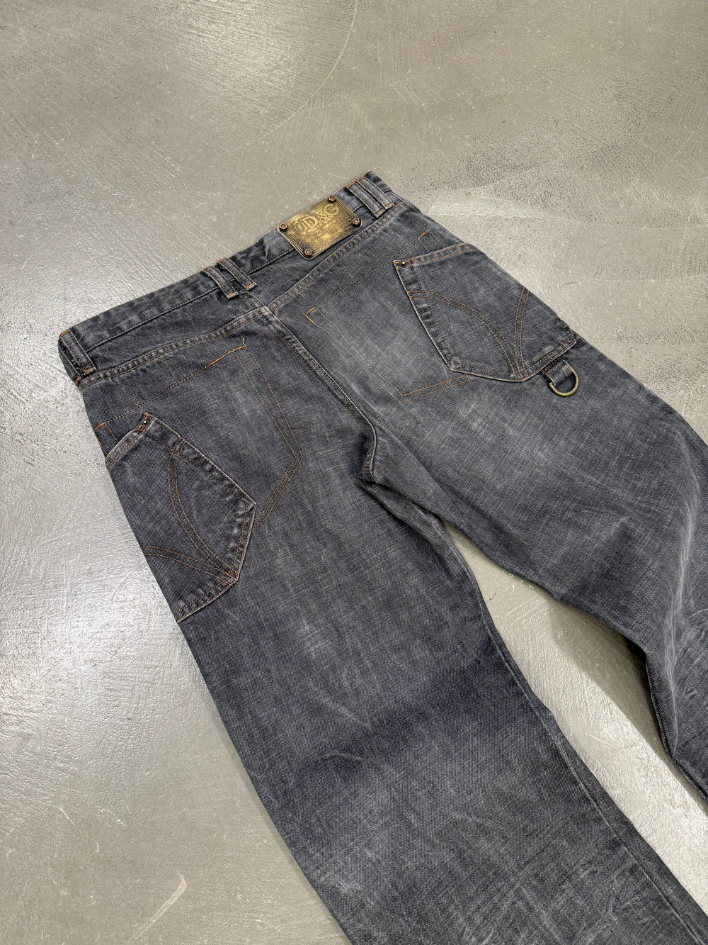 F/W 2003 Dolce & Gabbana asymmetrical denim