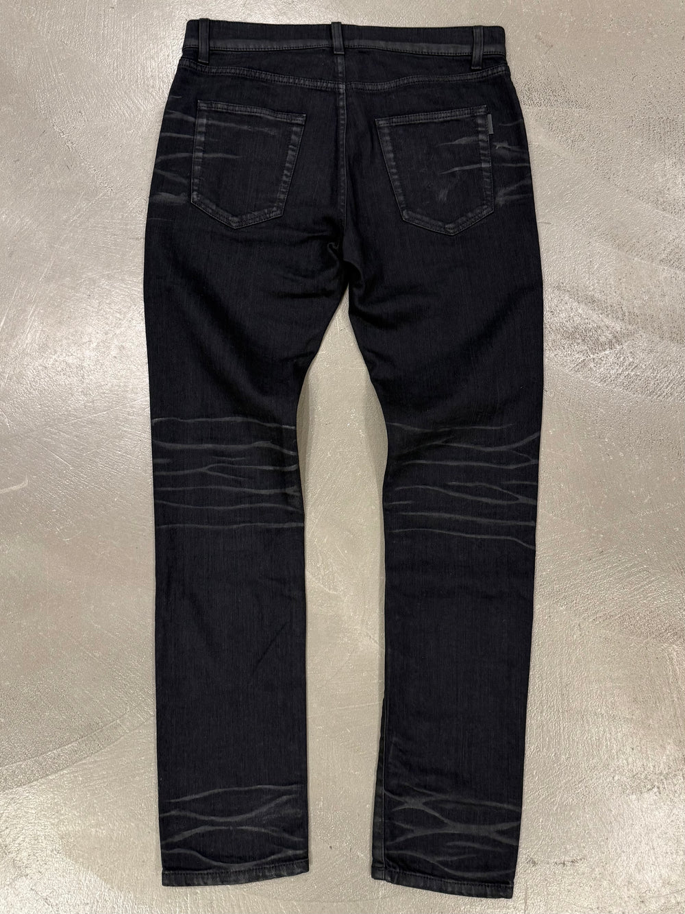2020s Saint Laurent faded clawmark denim