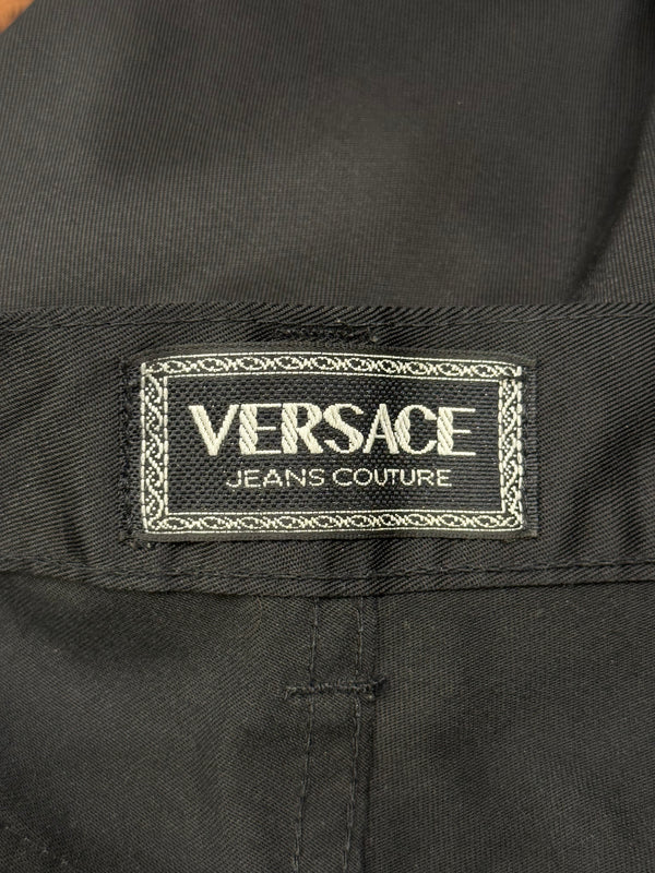2000s Versace coated pants