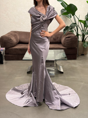 A/W2008 Christian Dior by John Galliano silk evening gown