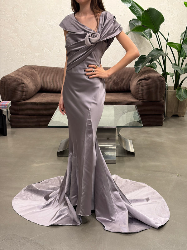 A/W2008 Christian Dior by John Galliano silk evening gown