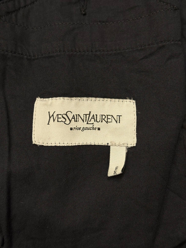 2007 Yves Saint Laurent four pocket military denim jacket