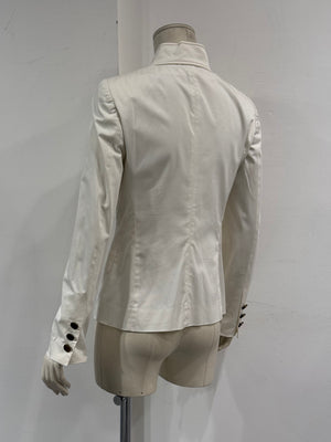 2004 Gucci white fitted blazer
