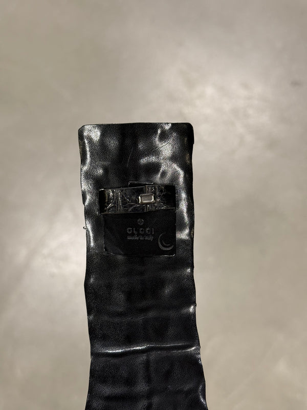 A/W2002 Gucci by Tom Ford real crocodile belt