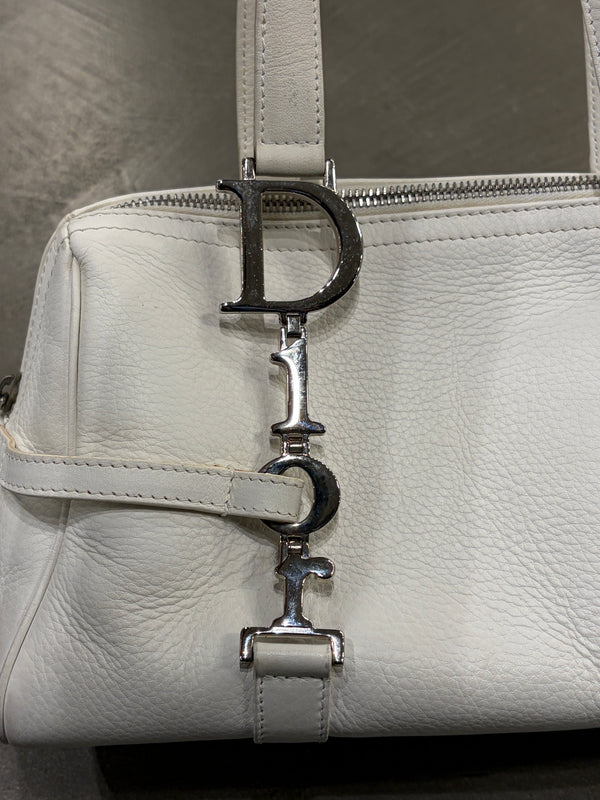 2000S Christian Dior by John Galliano leather bag with charms