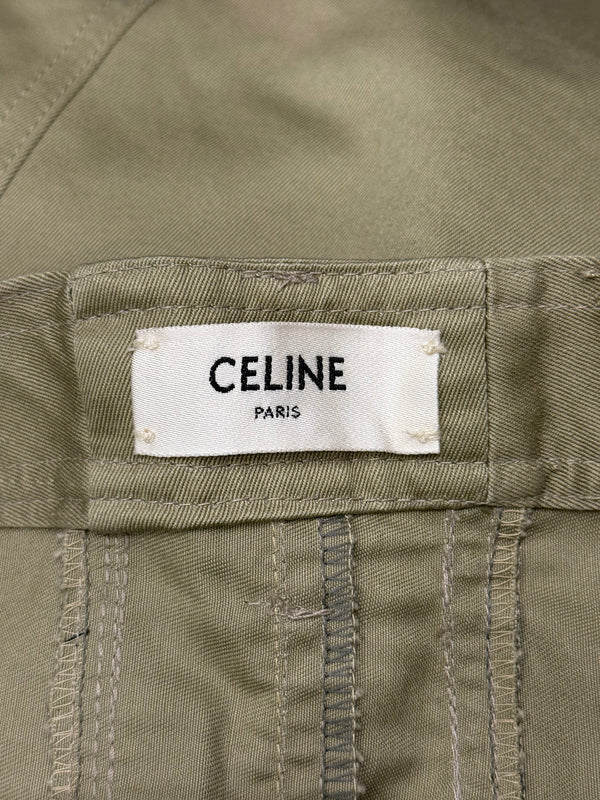 2000s Celine wide-leg cotton chinos