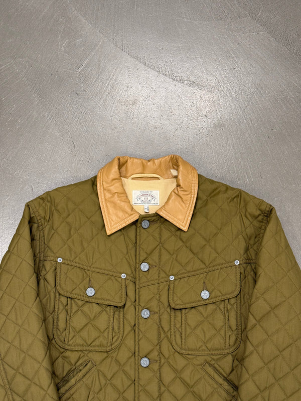 1990s Armani quilted cropped bomber jacket