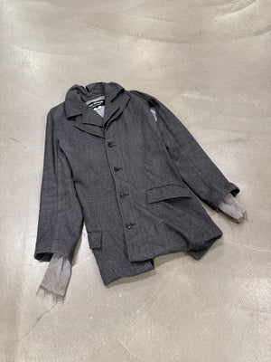 2007 Junya Watanabe deconstructed wool blazer